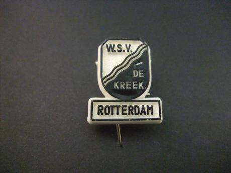 Wandelsportvereniging  De Kreek - Rotterdam Kreekse Haven, logo zwart-wit